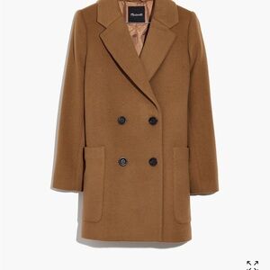 Double-Breasted Tan Coat